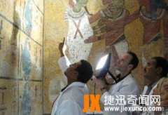 埃及法老图坦卡蒙的墓穴