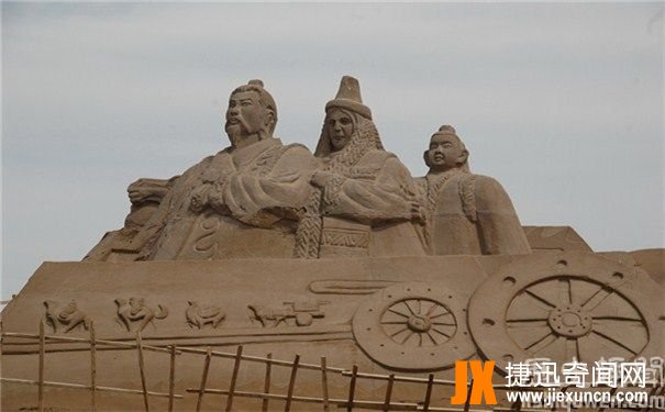 楼兰古国沙雕