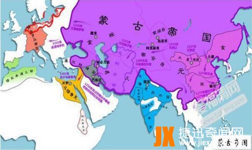 元朝疆域图：元朝地图最大时全图，元朝疆域变化图