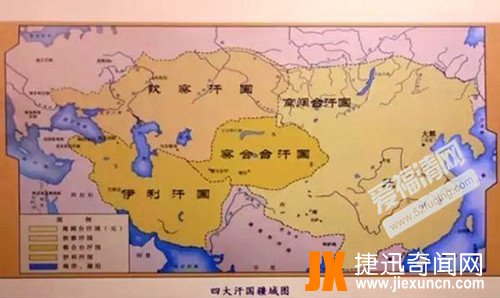 元朝疆域图：元朝地图最大时全图，元朝疆域变化图