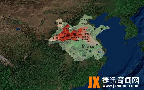公元前21世纪-前16世纪【夏朝地图】