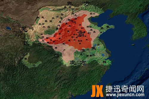 商朝地图,商朝地图全图,商朝疆域图