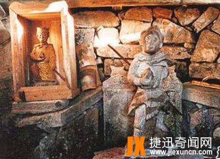 孙悟空兄弟合葬墓出土的