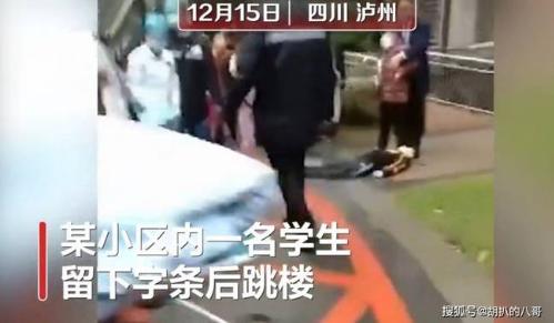 小学生留字条后跳楼:活得太累 