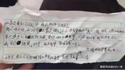 小学生留字条后跳楼:活得太累 