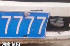 河南男子摇到7777车牌，吹牛是花十几万买