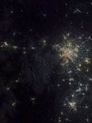 从太空拍的北京夜景！聂海胜太空拍下北京夜景！