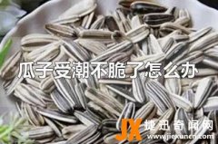 瓜子受潮不脆了怎么办?