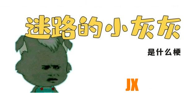 迷路的小灰灰是什么梗 迷路的小灰灰表情图片
